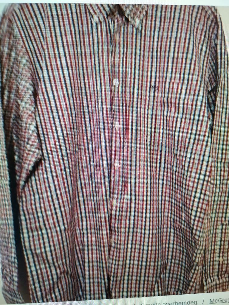 Overhemd van McGregor, Kleding | Heren, Overhemden, Overige kleuren, Zo goed als nieuw, Halswijdte 43/44 (XL), Verzenden