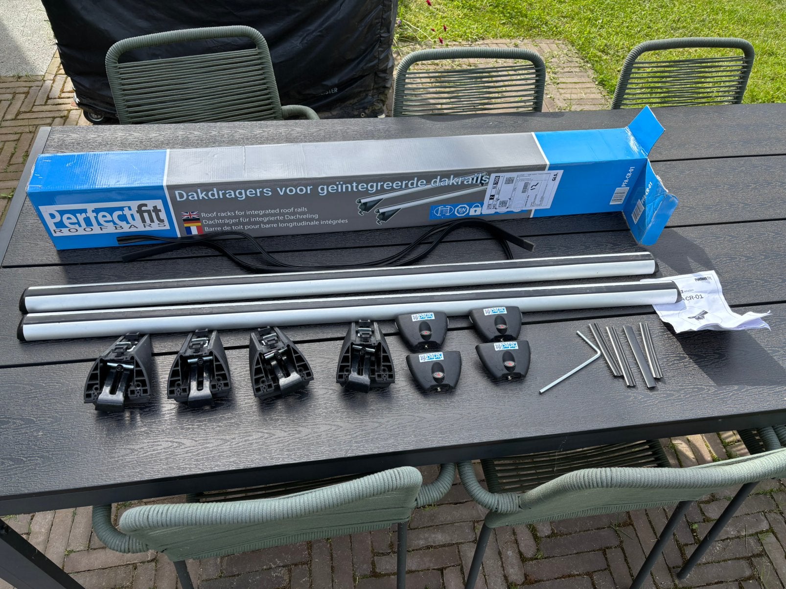 Mooie set perfectfit PFA-CR-01 dakdragers, Auto diversen, Dakdragers, Ophalen of Verzenden, Zo goed als nieuw