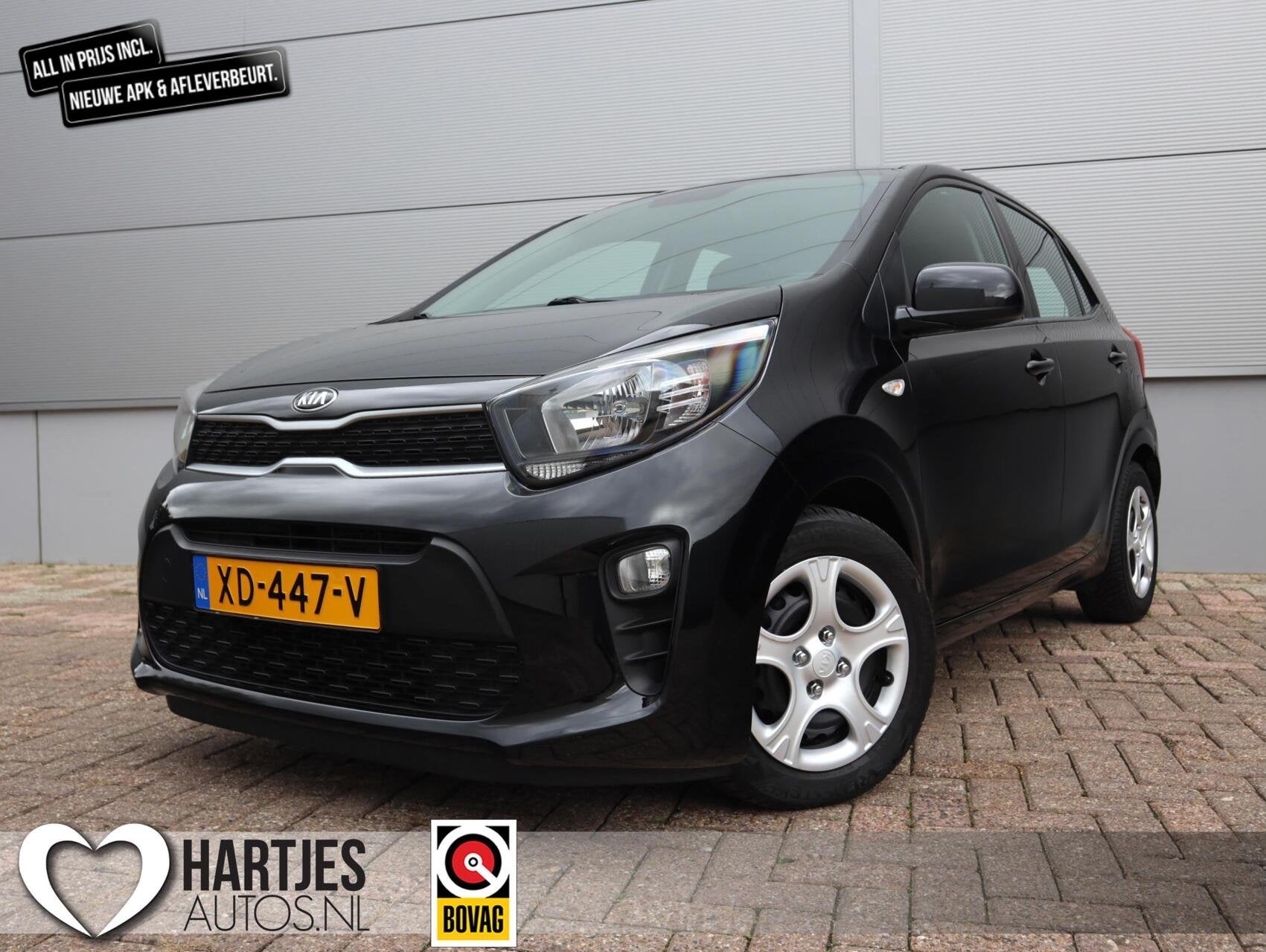 Kia Picanto 1.0 CVVT EconomyPlus 5drs. (Vol-Opties!) NL-auto, Auto's, Voorwielaandrijving, Start-stop-systeem, Gebruikt, Met garantie (alle)