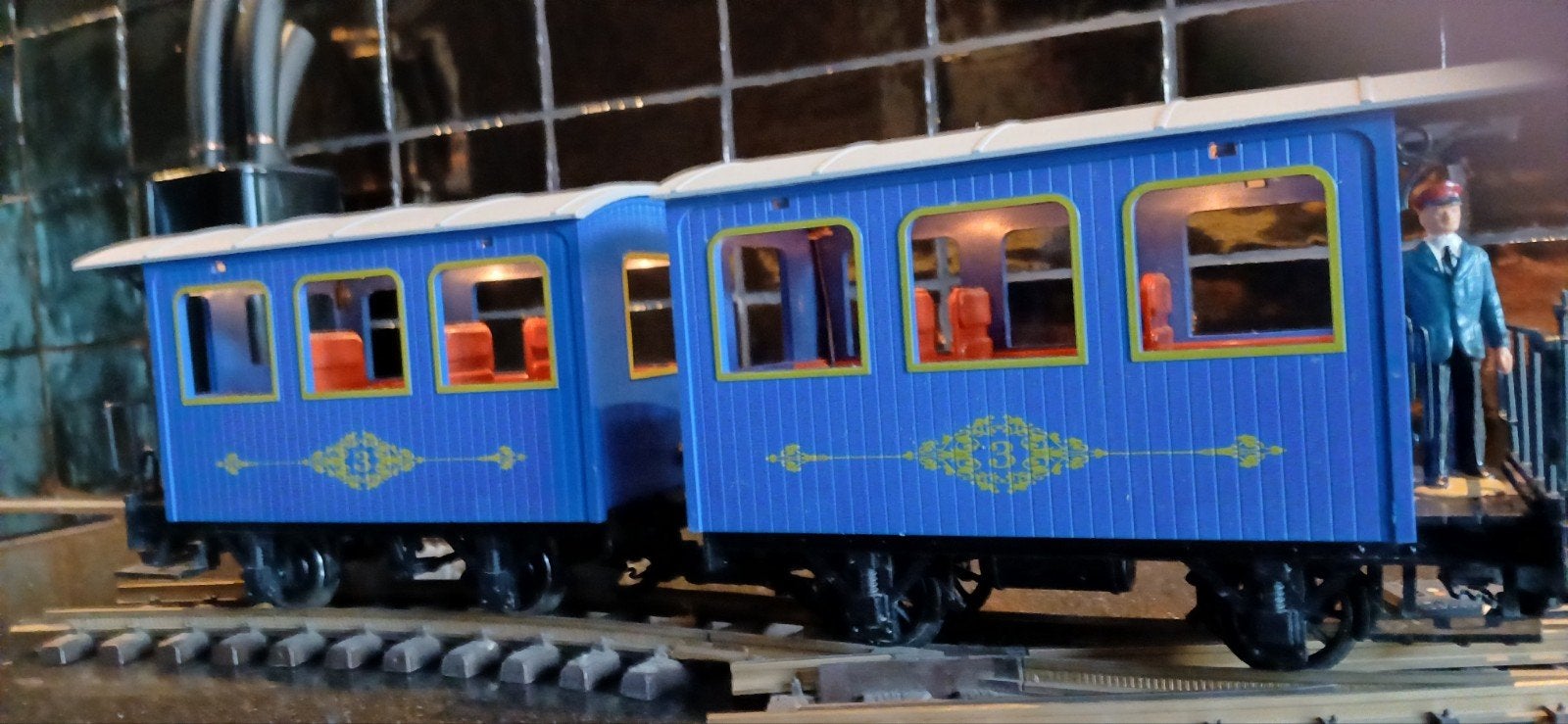 S92 LGB, Gelijkstroom, Wagon, Ophalen of Verzenden, Zo goed als nieuw