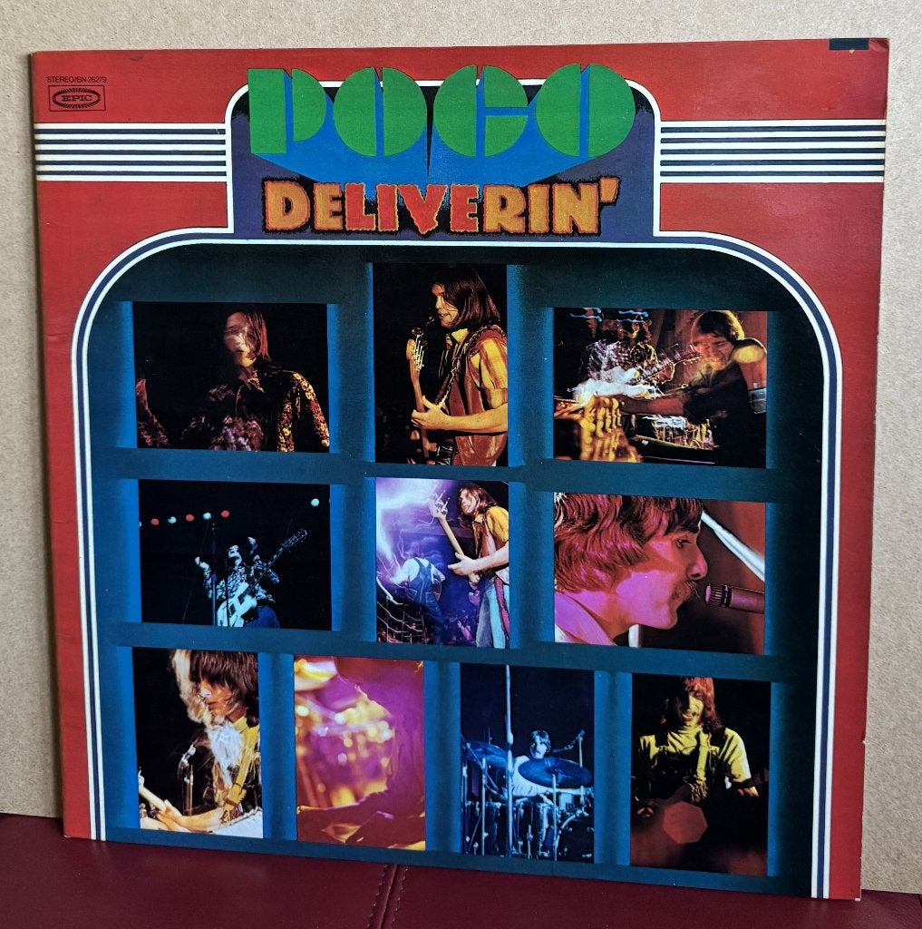 LP - Poco - Deliverin', Cd's en Dvd's, Americana, LP, Gebruikt, Ophalen of Verzenden
