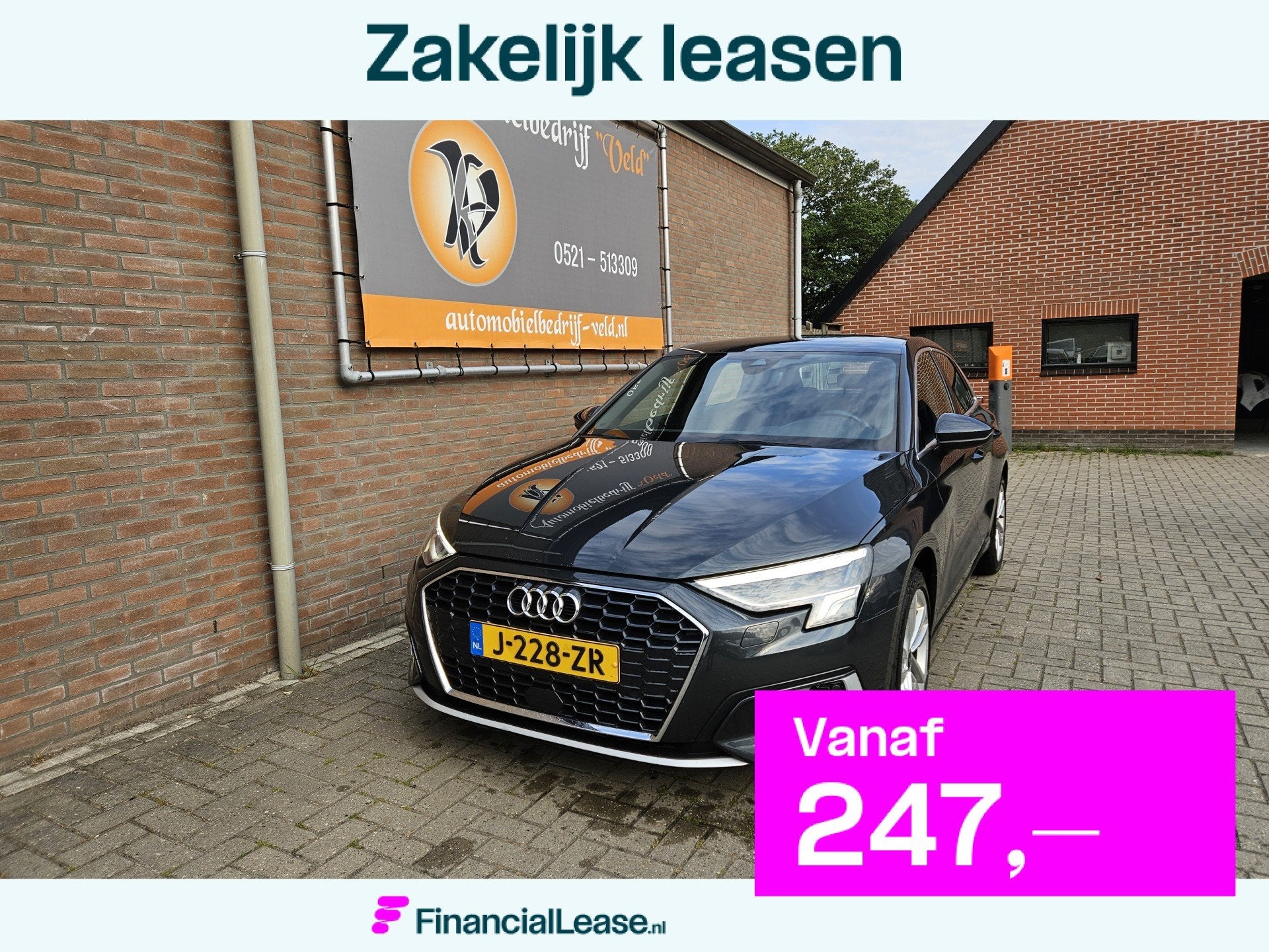 Audi A3 Sportback 30 TFSI Business edition, Stof, Gebruikt, Euro 6, 23 km/l