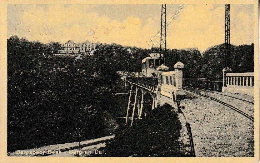 BERGSPOOR - BEEK - BERG en DAL met TRAM, Ophalen of Verzenden, 1940 tot 1960, Gelopen, Gelderland