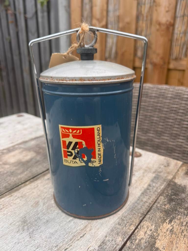 Oude buta gas lamp, Caravans en Kamperen, Ophalen of Verzenden, Gebruikt