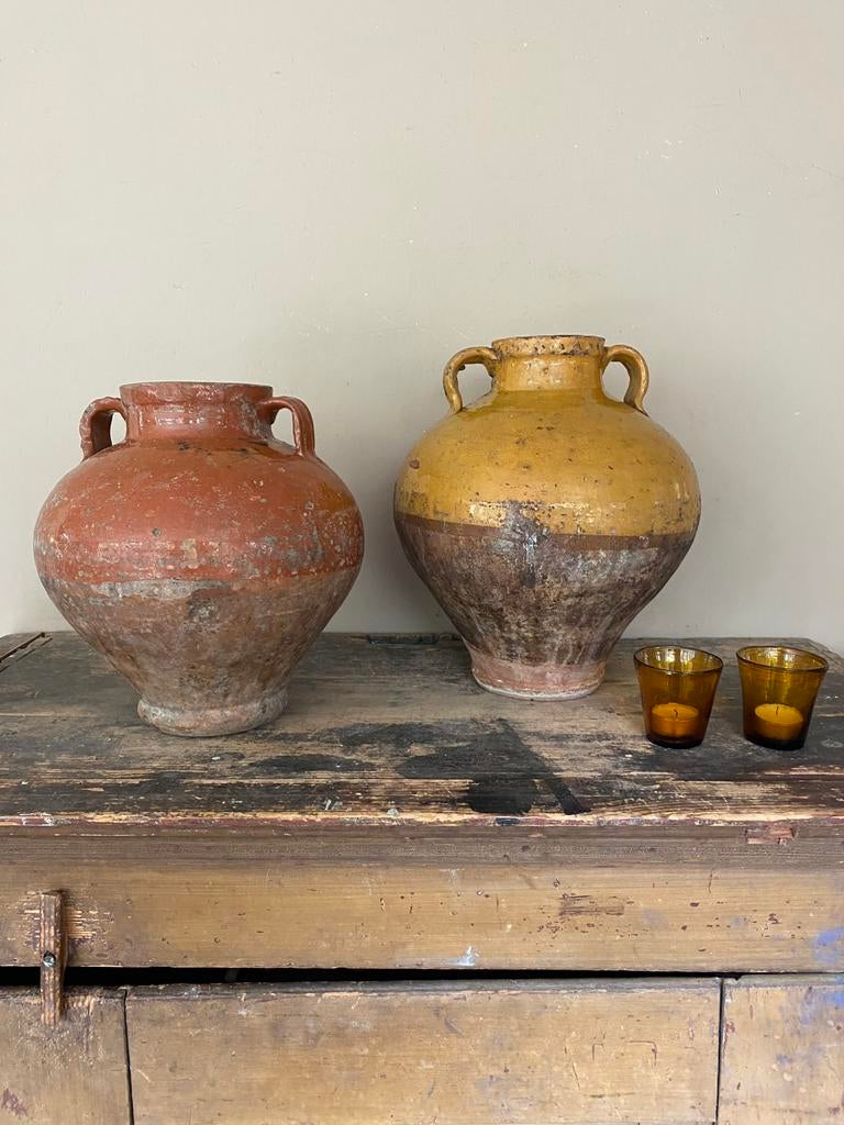 Antiek frans aardewerk kruiken, Antiek en Kunst, Antiek | Woonaccessoires, Ophalen of Verzenden