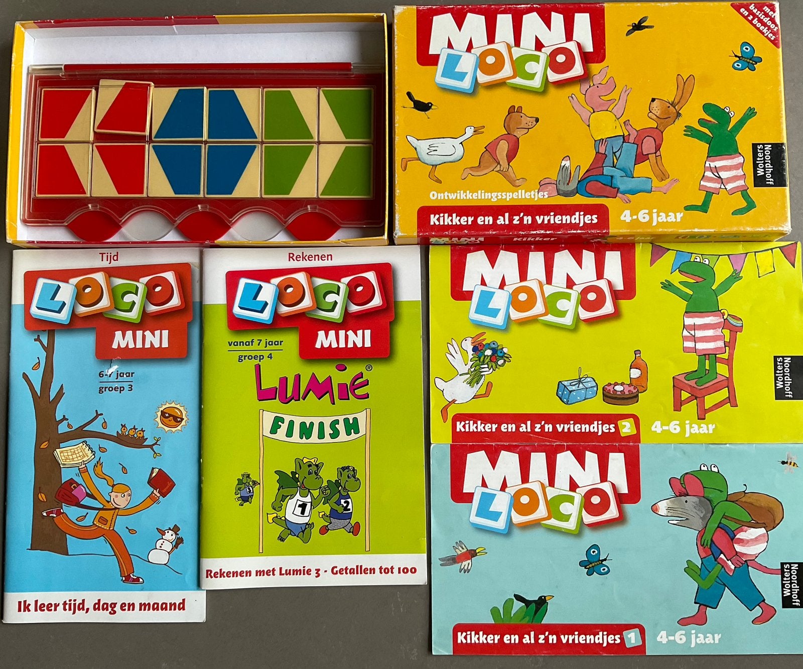Mini Loco set van uitgeverij Noordhoff 4 tot 7 jaar, Ophalen of Verzenden, Zo goed als nieuw