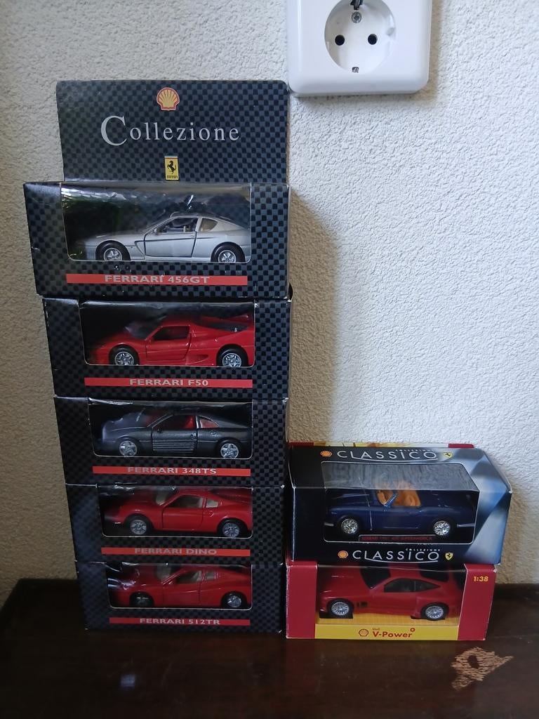 Shell Ferrari Modelauto's - Diverse Modellen, Ophalen of Verzenden, Nieuw, Auto