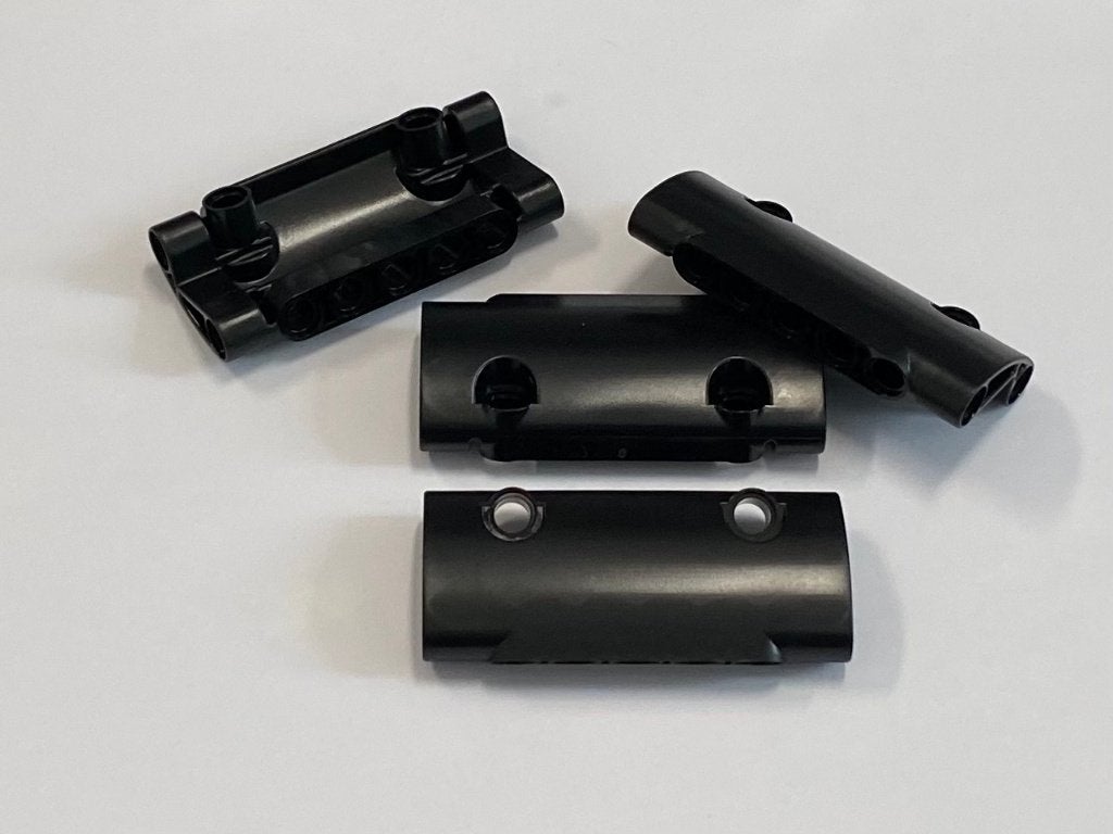 Partij 4x Lego Technic gebogen 7x3 panelen, diverse kleuren, Overige thema's, Lego, Nieuw, Ophalen of Verzenden