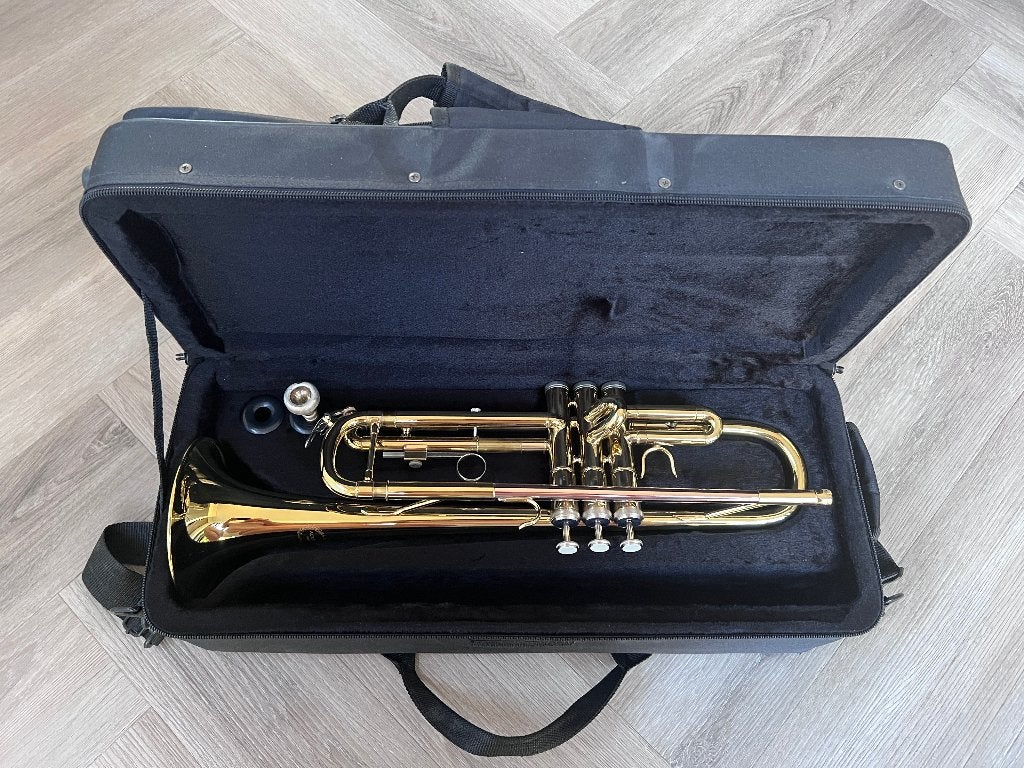 Aurora Classic Trompet - zgan, Muziek en Instrumenten, Blaasinstrumenten | Trompetten, Ophalen, Zo goed als nieuw, Bes-trompet
