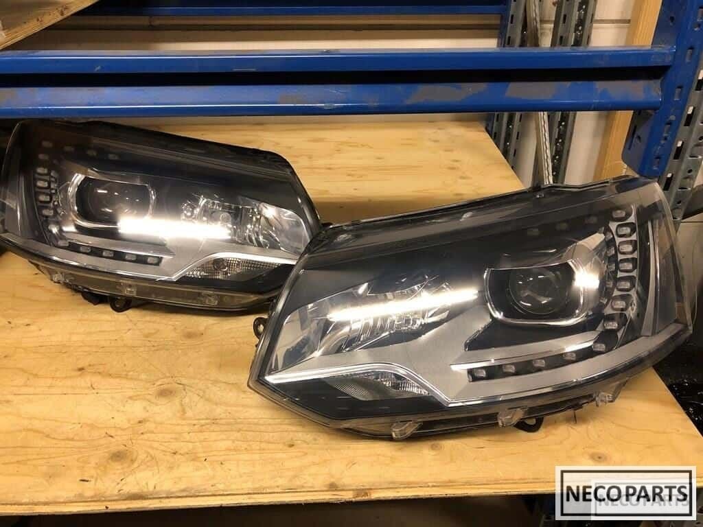 Vw t5 transporter caravelle xenon bi xenon koplamp set origi, Gebruikt, -, Volkswagen, -