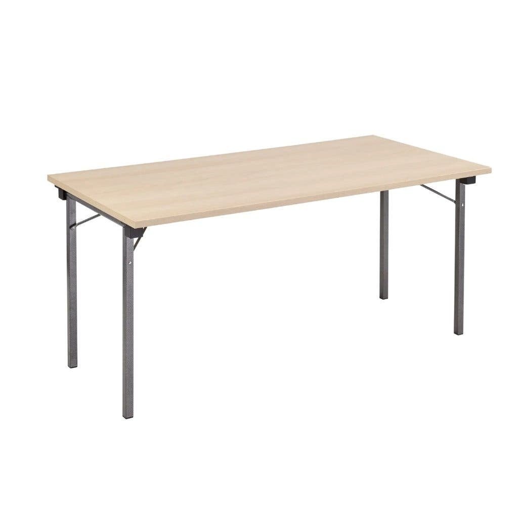 MN Inklapbare Vierpoot Tafel, 160 cm, MN, Spaanplaat of MDF, Nieuw