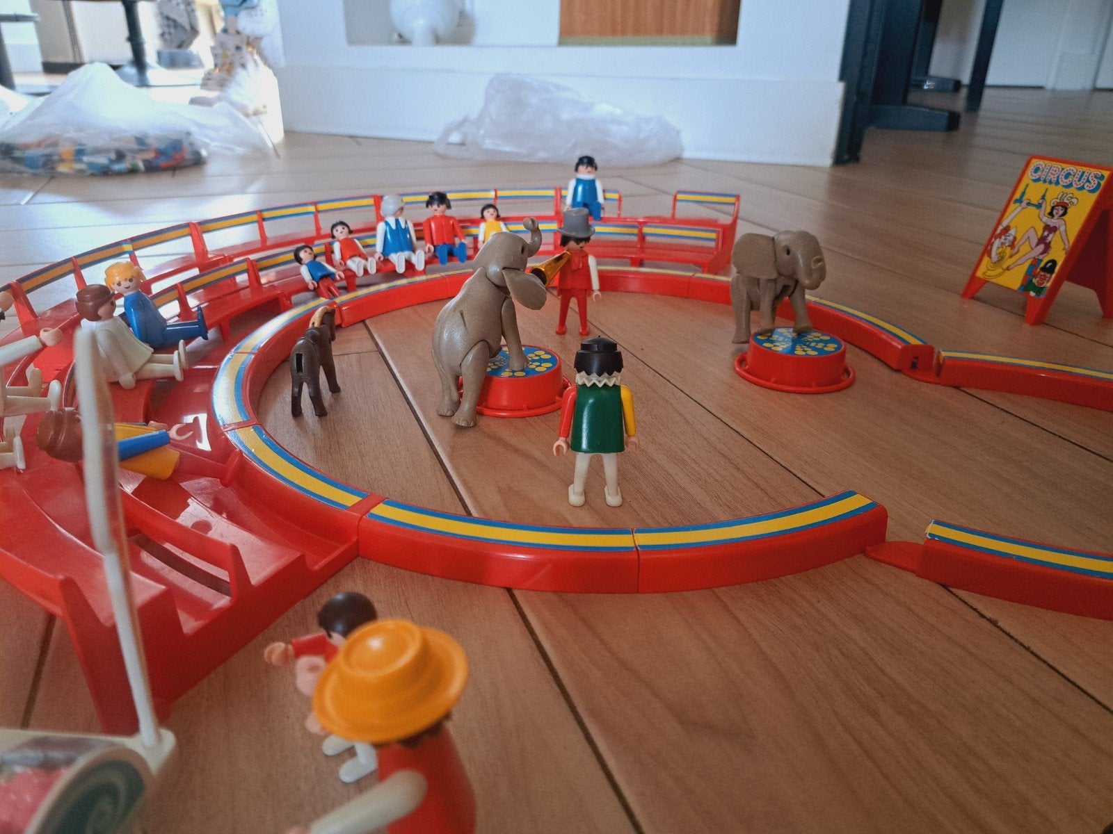 Vintage Playmobil Circus Set met Figuren en Accessoires, Ophalen