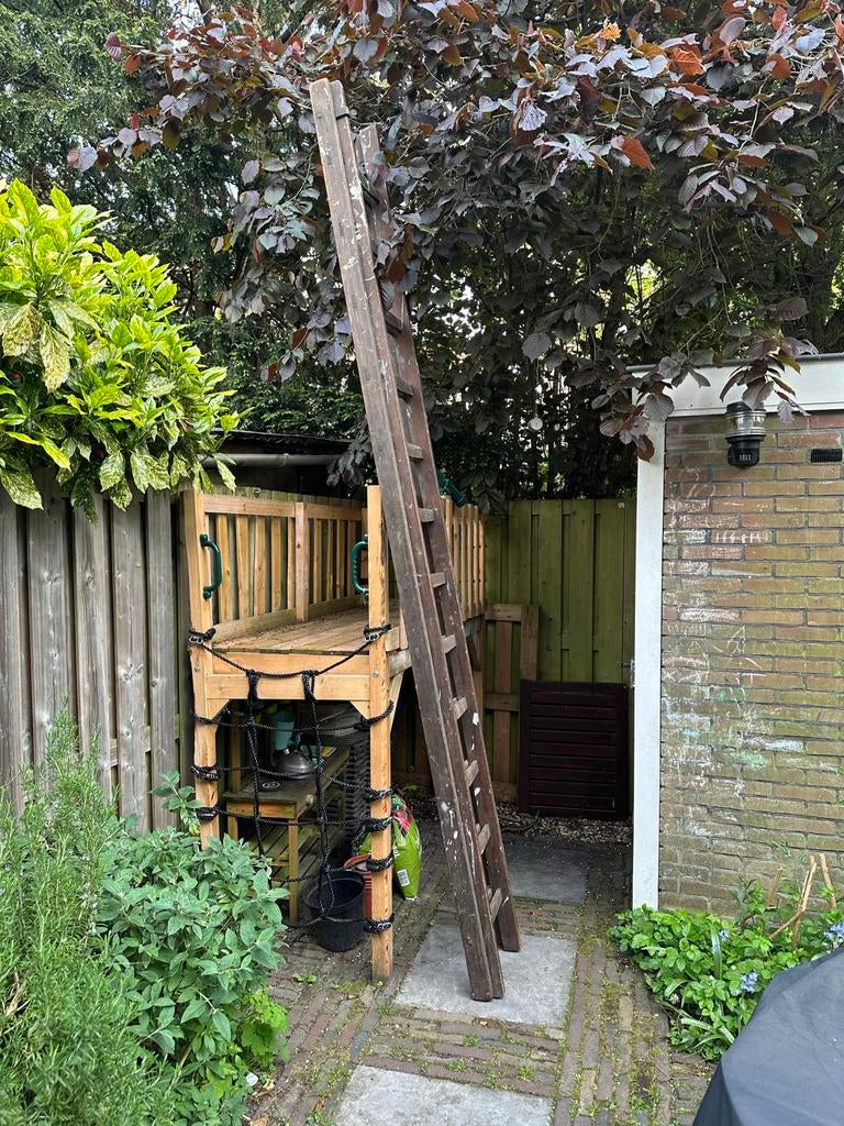 Houten ladder Varin's ladderbedrijf, Antiek en Kunst, Ophalen