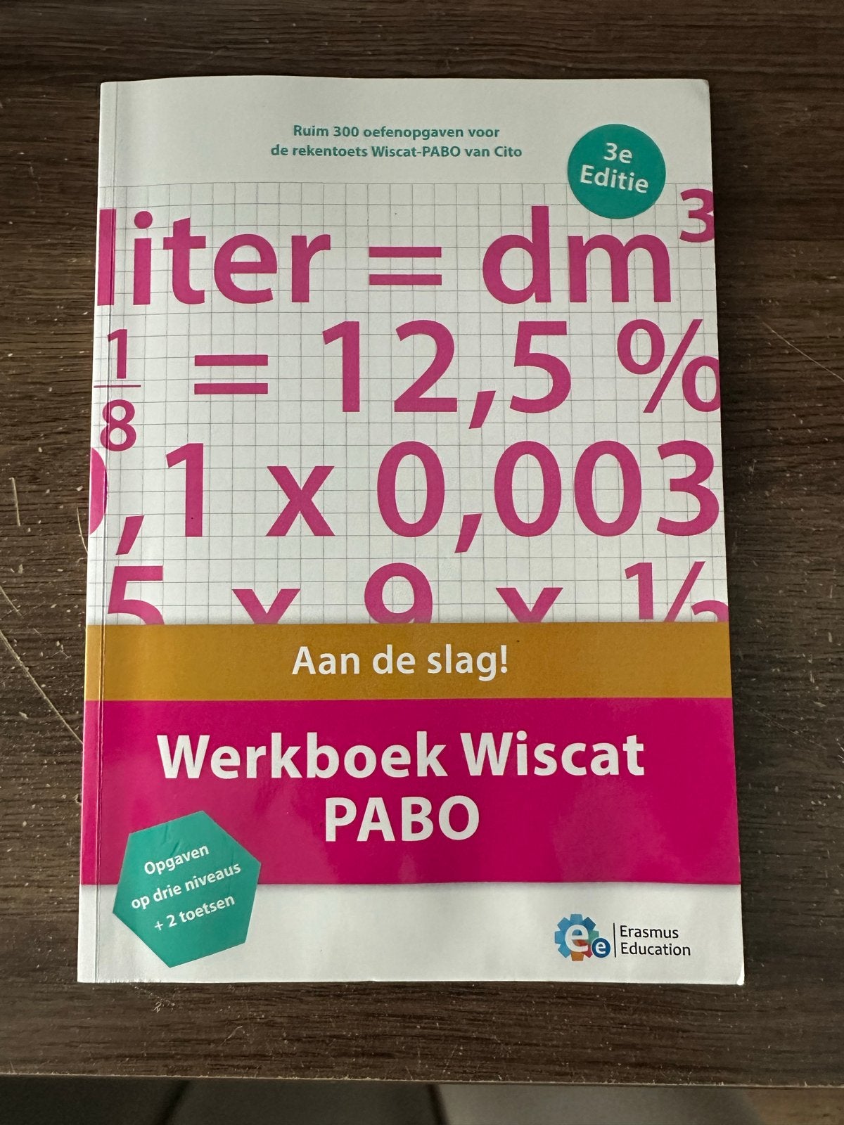 Werkboek Wiscat PABO - Ruim 300 oefenopgaven (3e Editie), Ophalen of Verzenden, Beta, Zo goed als nieuw, HBO