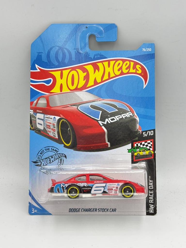Hot Wheels Dodge Charger Stock Car - Long Card, Ophalen of Verzenden, Nieuw, Auto