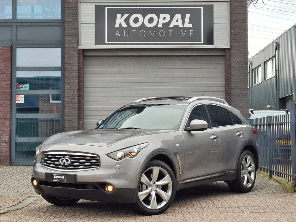 Infiniti FX 37 S | Sportstoelen | 360 Camera | ACC, Auto's, Infiniti, Automaat, 3696 cc, Gebruikt, Zwart