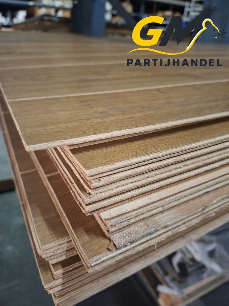 Triplex eiken fineer/paper-overlaid 3.6 mm, Doe-het-zelf en Verbouw, Ophalen, Nieuw, Multiplex, 20 tot 50 mm