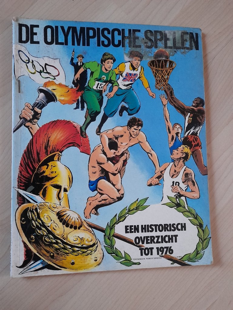 STRIPBOEK DE OLYMPISCHE SPELEN Een historich overzicht tot, Boeken, Eén stripboek, Ophalen of Verzenden, Gelezen
