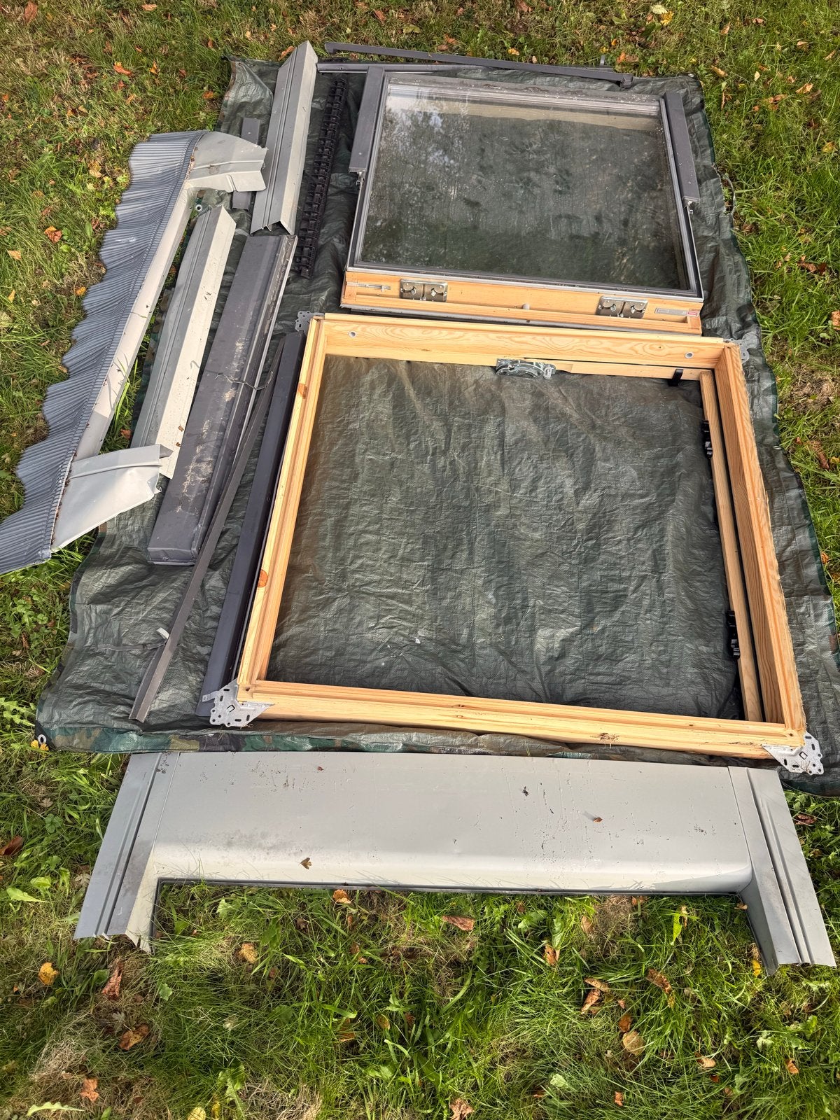 Velux dakraam 118 x 114 cm, Ophalen, Gebruikt, 80 tot 120 cm, 80 tot 120 cm