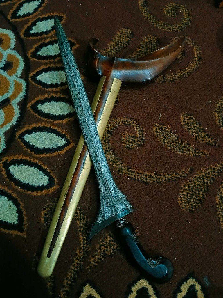 Antieke Keris Pasopati Pedaringan Kebak Gandariras SVH69, Verzenden, Overige materialen, Indonesië, Meerkleurig