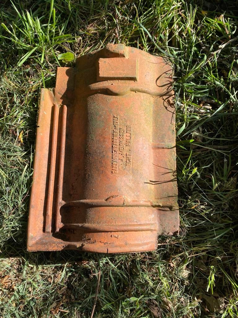 Oud Hollandse dakpannen jaren '70, Ophalen, Gebruikt, Steen of Klei, 15 m² of meer