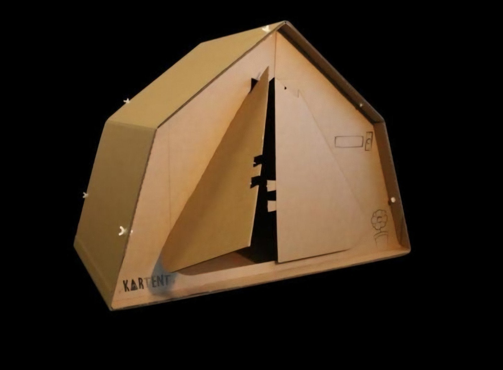 Kartent junior tent, ideaal als speelhuisje, Ophalen, Zo goed als nieuw