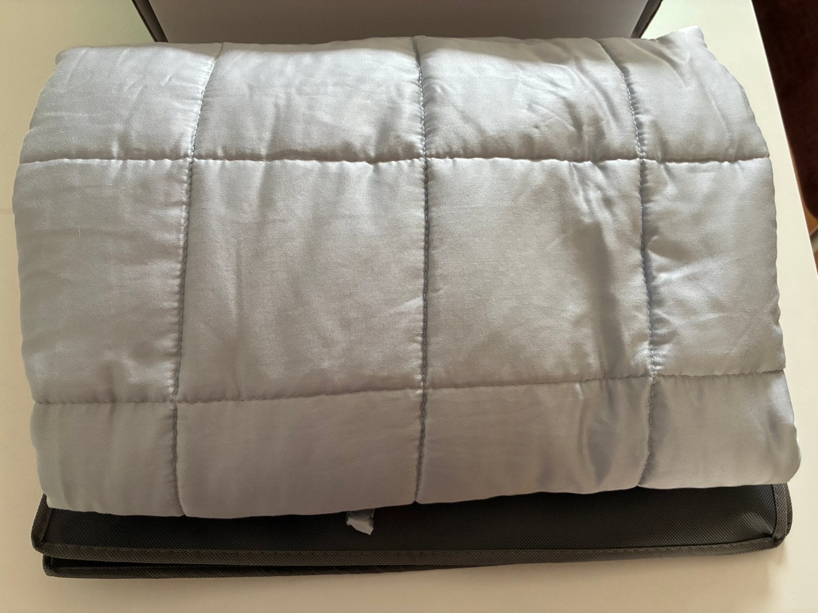 Verzwaringsdeken 100 x 150 met hoes, Ophalen, Eenpersoons, Grijs, Deken of Dekbed
