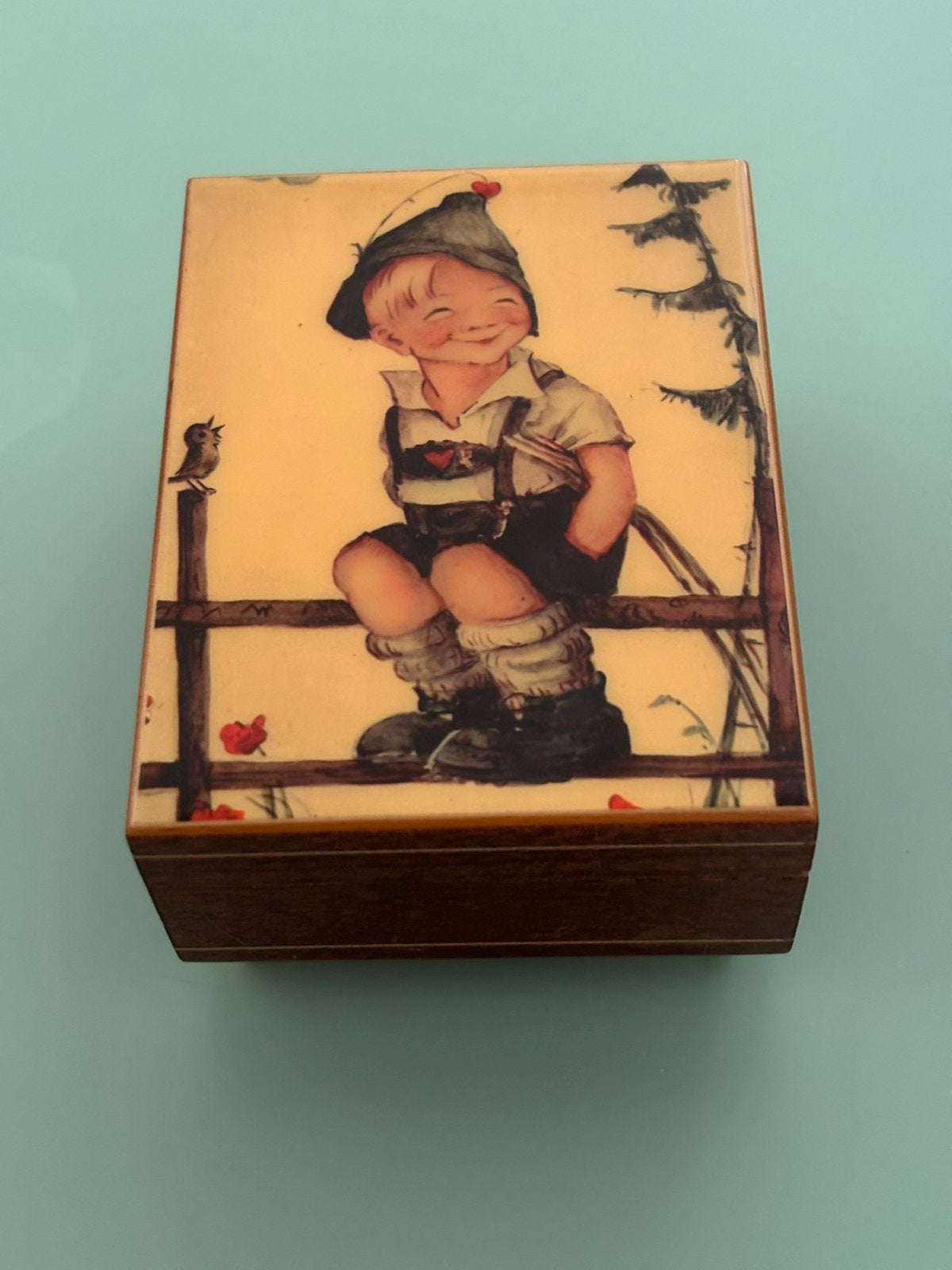 Vintage muziekdoosje, Antiek en Kunst, Ophalen of Verzenden