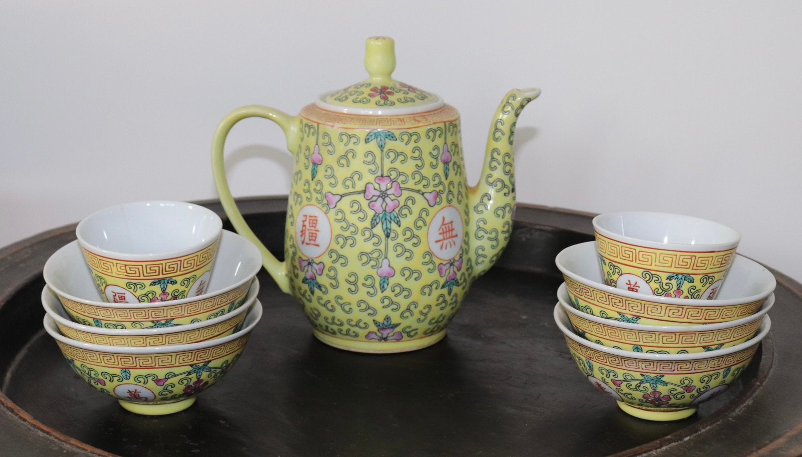 Antiek Chinees thee servies Straits porselein Kuang Hsu, Ophalen of Verzenden