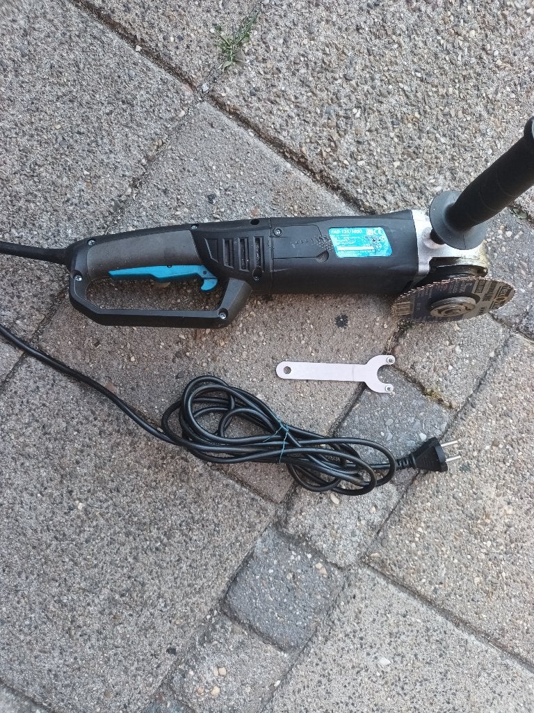 Haakse slijper, 125 mm, Doe-het-zelf en Verbouw, Gereedschap | Slijpmachines, Ophalen of Verzenden, Gebruikt, 700 tot 1000 watt