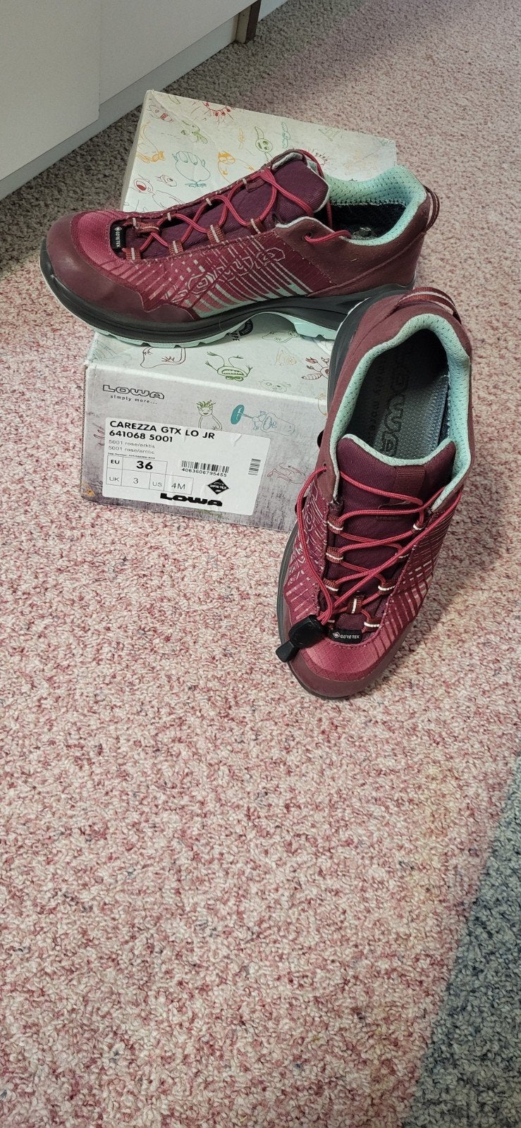 Lowa Carezza GTX Lo Jr - Maat 36 - Rose/Arctic, Ophalen of Verzenden, Gebruikt, Schoenen