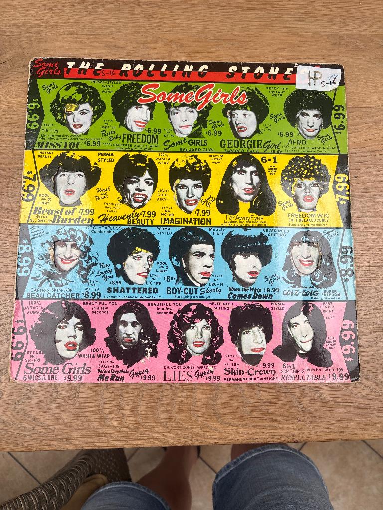 Rolling Stones Some girls vinyl, Originele persing, Ophalen of Verzenden, 12 inch, Poprock