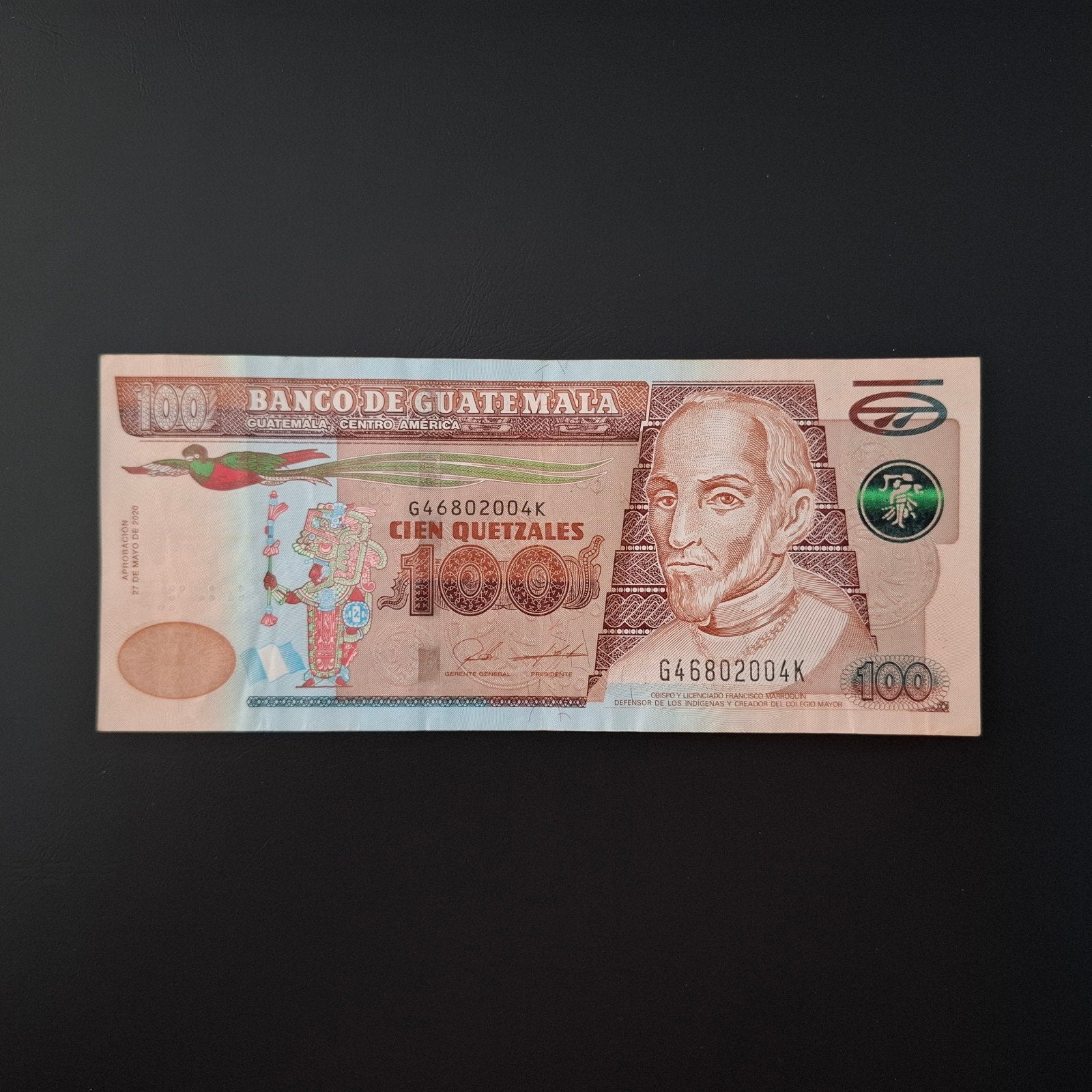 100 quetzal Guatemala #033, Verzenden, Noord-Amerika, Los biljet