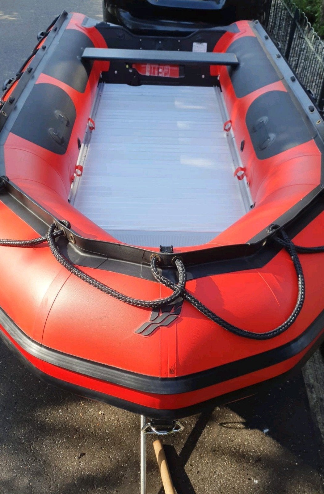 Quicksilver 365 HD met Honda 6pk 4-takt buitenboordmotor, Ophalen, Aluminium, Quicksilver, Gebruikt