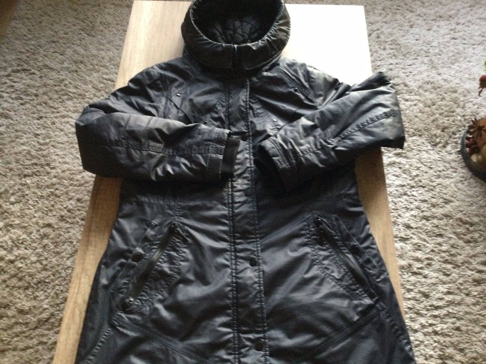 Fijne jas parka District maat 42, Ophalen of Verzenden, Zo goed als nieuw, Maat 42/44 (L), Zwart