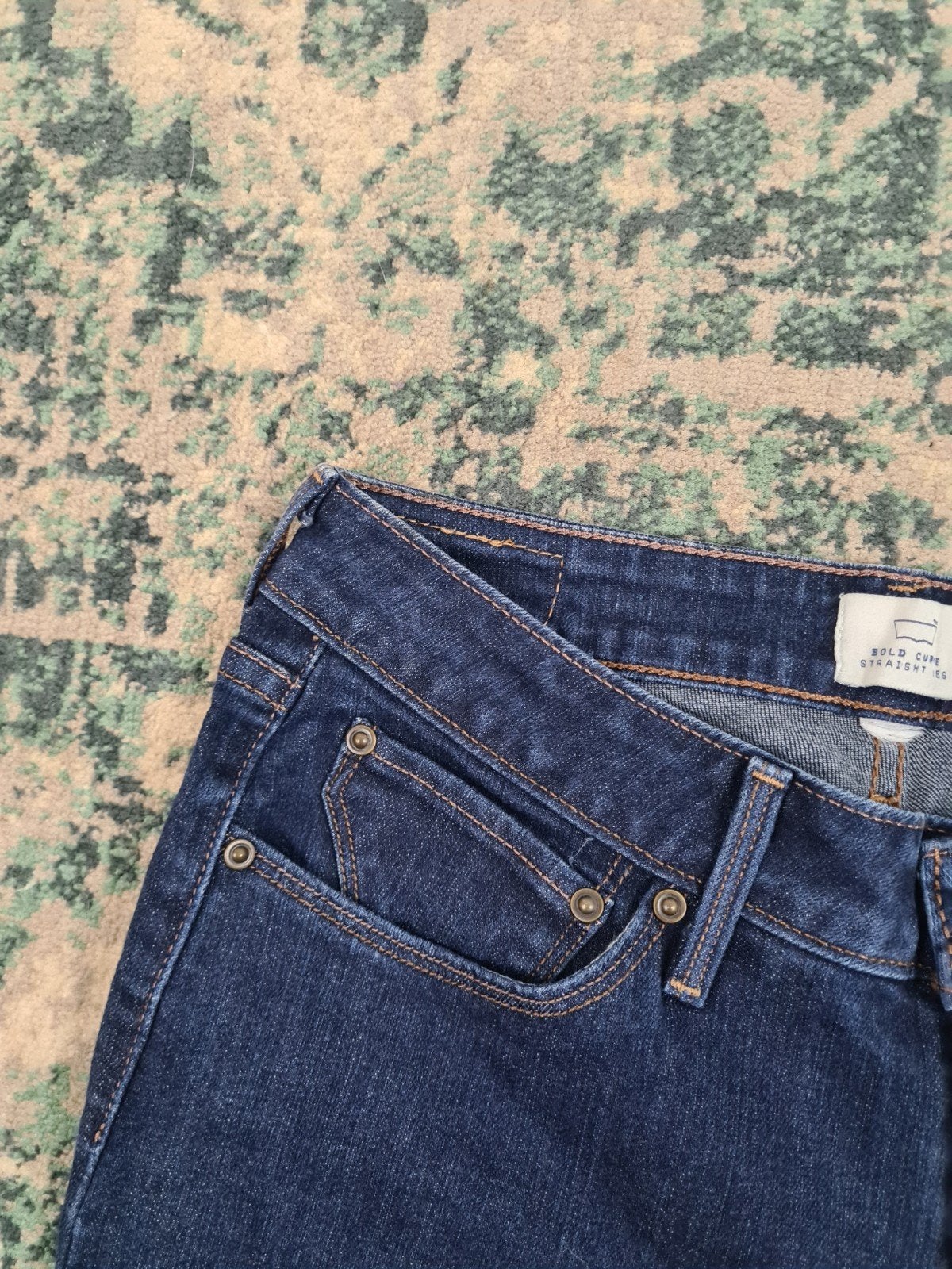 Levi's bold curve straight leg W26 L34 Dames Tulsi2634, Kleding | Dames, Blauw, Ophalen of Verzenden, Zo goed als nieuw, W27 (confectie 34) of kleiner