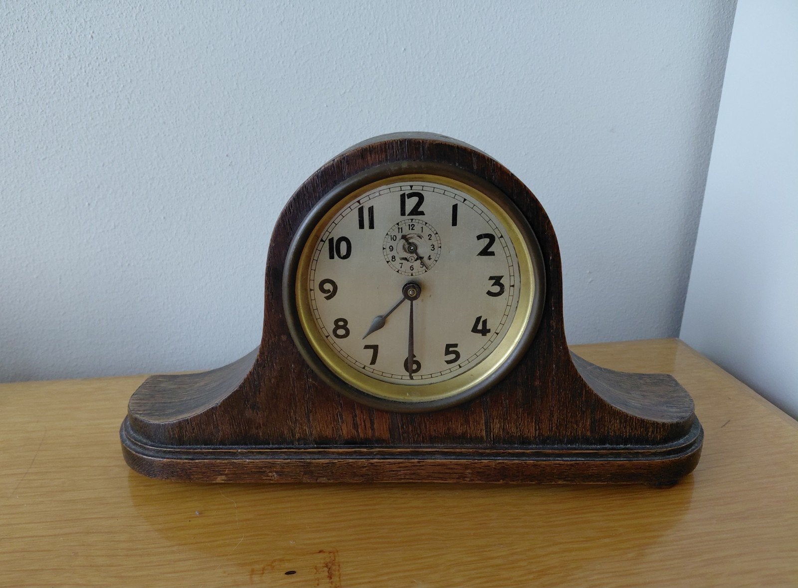 Antieke klok wekker, Ophalen of Verzenden