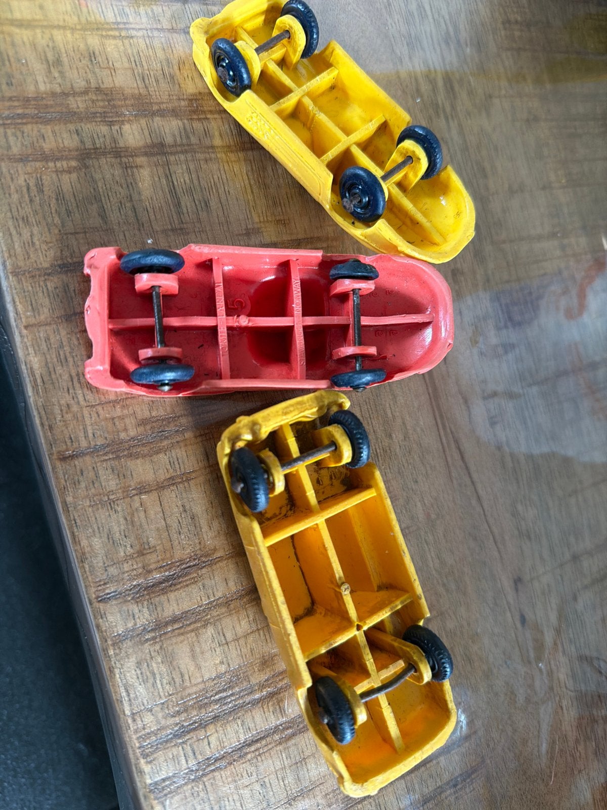 Drie vintage Tomte Mercedes speelgoedauto's, Overige merken, B, Gebruikt, Ophalen of Verzenden