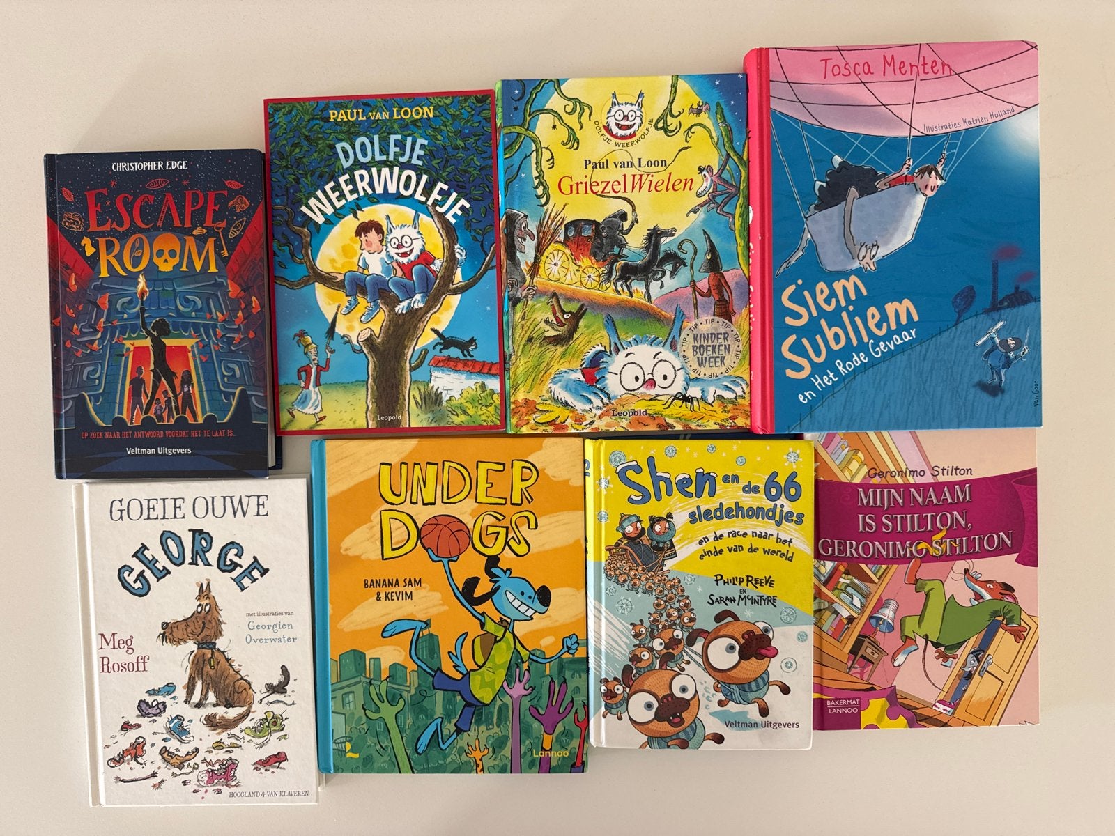 Kinderboekenpakket: 9 boeken in zeer goede staat, Ophalen of Verzenden, Zo goed als nieuw, Fictie algemeen