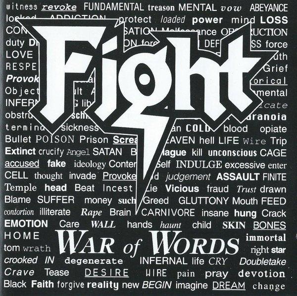 Fight - War Of Words (Epic 47457 2) uit 1993 €10,-, Ophalen of Verzenden, Zo goed als nieuw