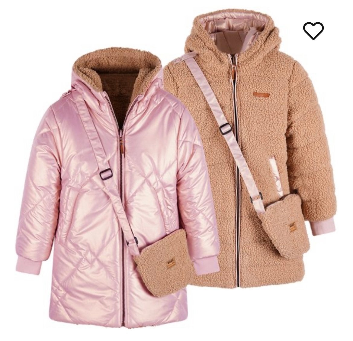 Nono winterjas (maat 110/116) met bijpassend tasje, Kinderen en Baby's, Ophalen of Verzenden, Zo goed als nieuw, Meisje