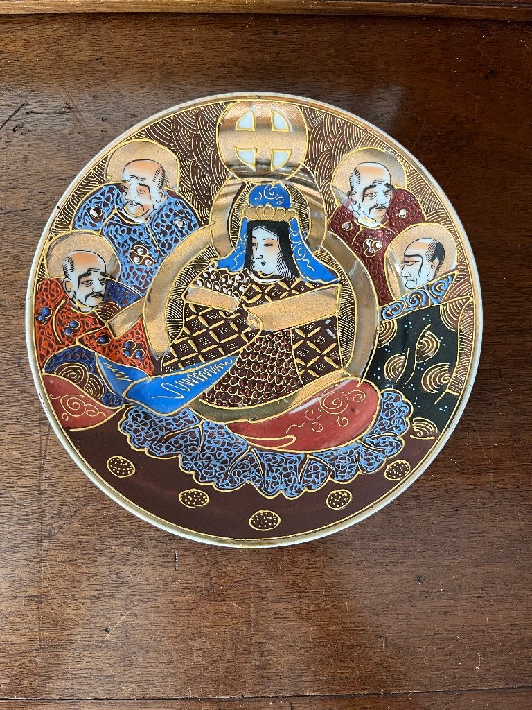 4 Japanse satsuma moriage borden, Ophalen