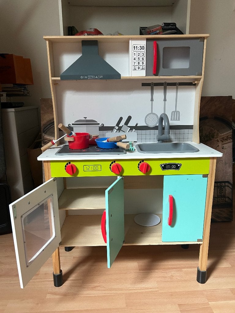 Speelgoed keukentje, Ophalen, Gebruikt, Hout, Speelkeuken