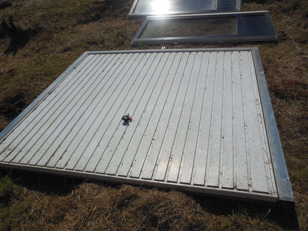nog zeer goede garagedeur, Ophalen, Gebruikt, 120 cm of meer, Minder dan 200 cm