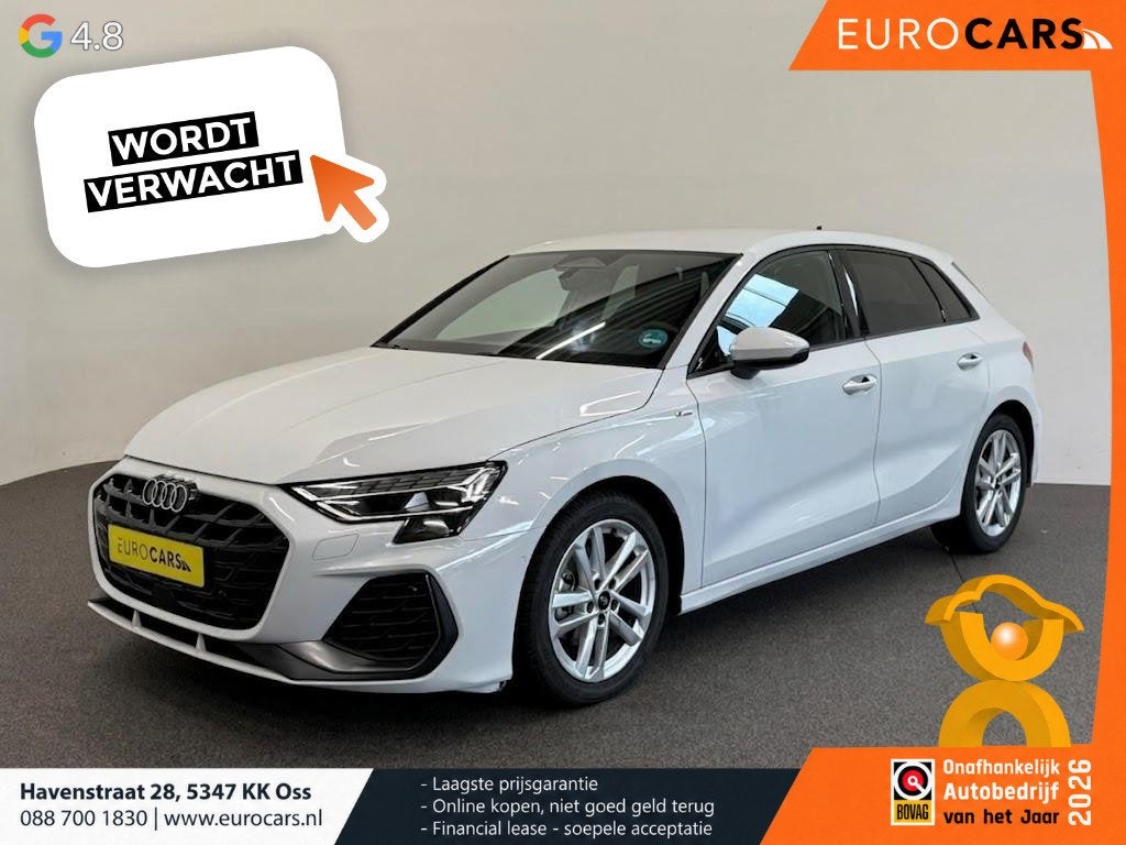 Audi A3 Sportback 35 TFSI S Edition SONOS Premium Audio clim, Auto's, Dealer onderhouden, 1300 kg, Verwarmde buitenspiegels, 4 cilinders