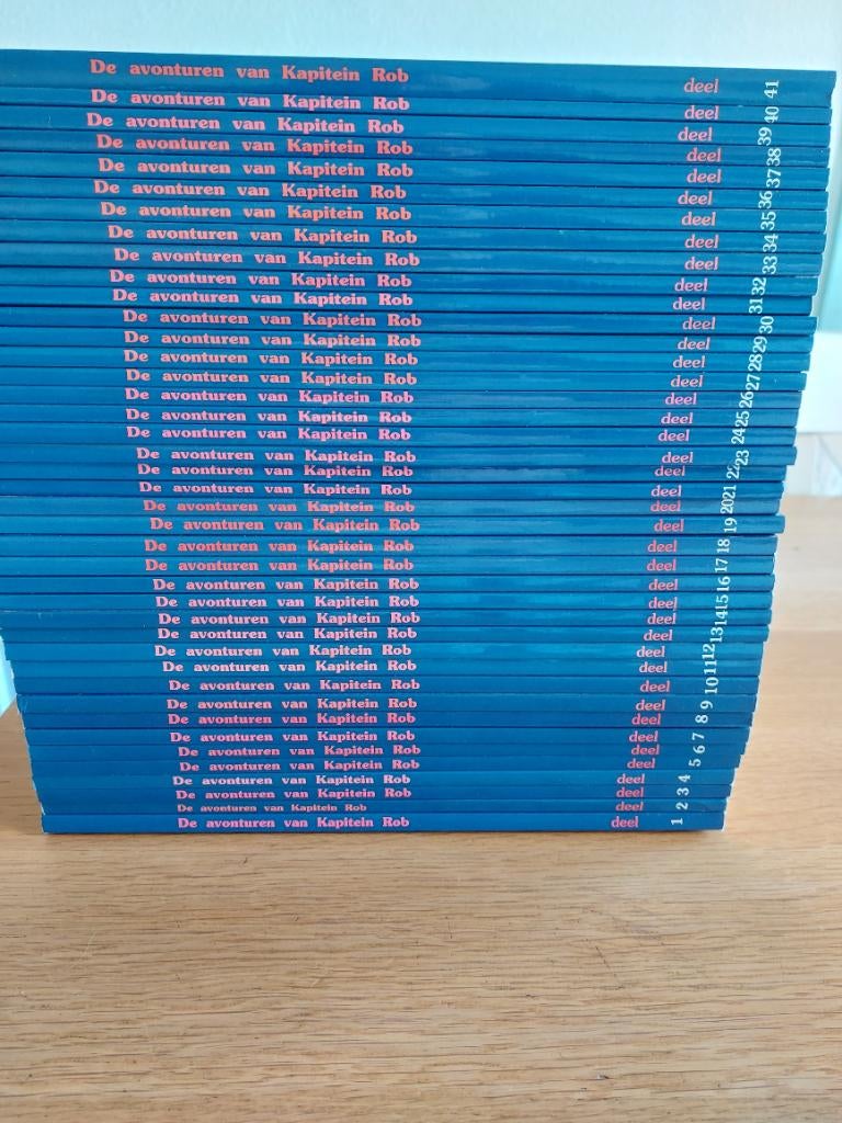 Kapitein Rob. Prachtige complete serie (nummers 1 t/m 41)., Boeken, Complete serie of reeks, Ophalen of Verzenden, Zo goed als nieuw