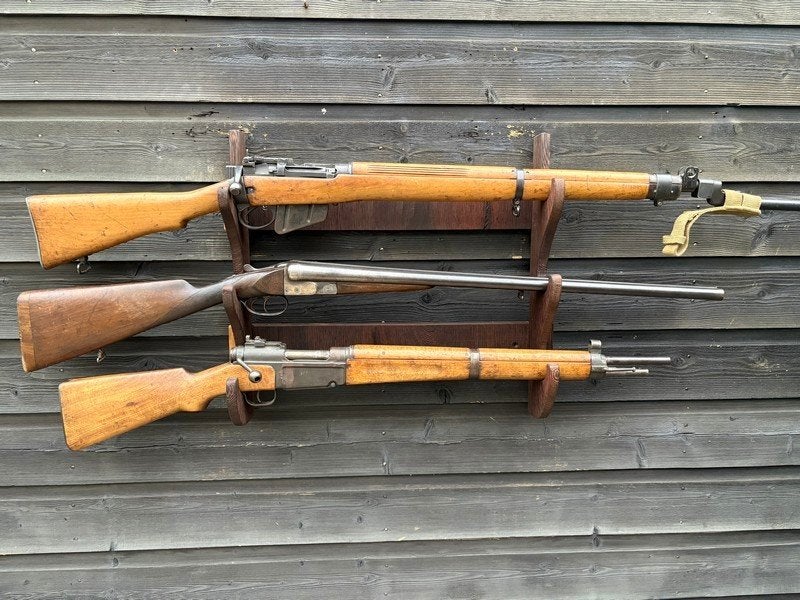 Wand rek T.B.V Geweer, Zwartkruit, Airsoft, Jacht, Sabel, Verzamelen, Ophalen of Verzenden, Landmacht, Nederland, Kunstobject
