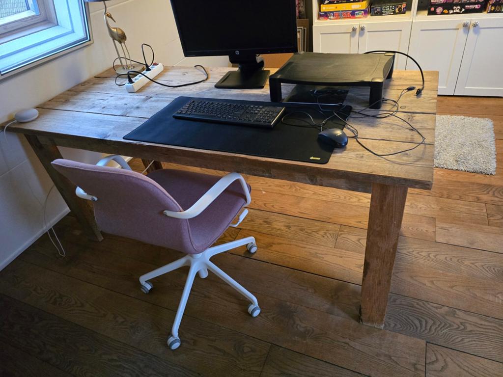 Eettafel 180x80, Ophalen, Rechthoekig, 200 cm of meer, 50 tot 100 cm