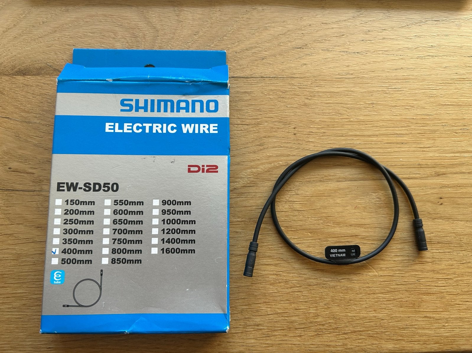 Shimano Di2 EW-SD50 Elektrische Kabel 400mm, Overige typen, Ophalen of Verzenden, Racefiets, Nieuw