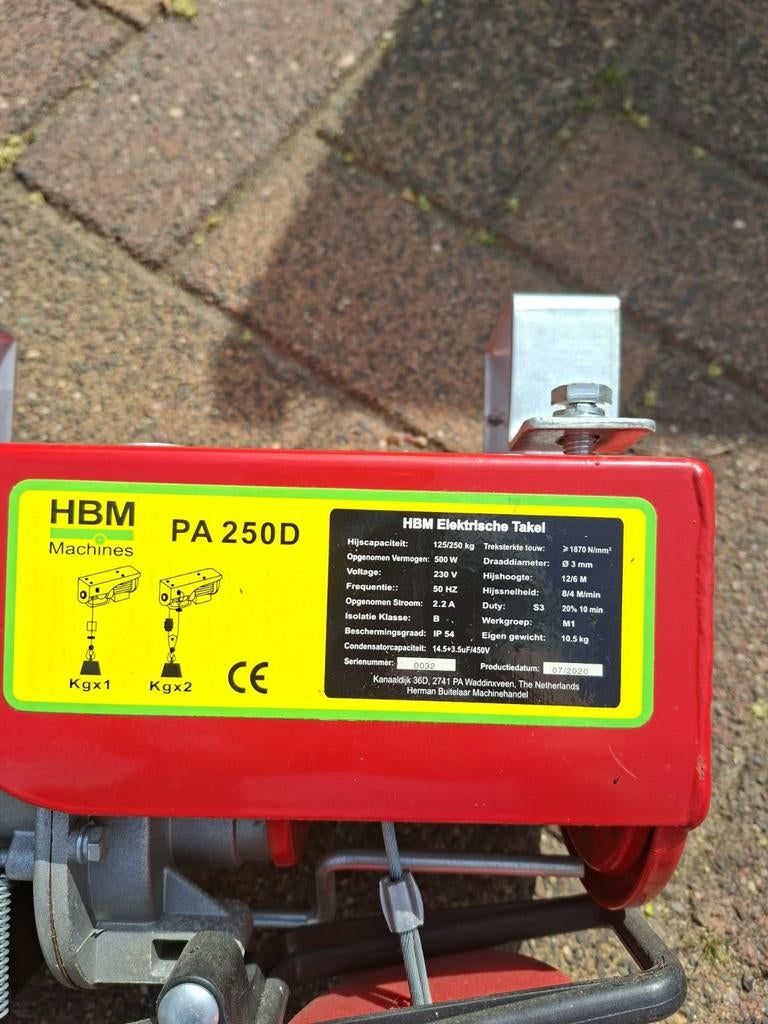 Takel voor in de schuur/garage, Ophalen, Hydraulisch, Garagekrik